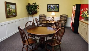 Interior shot of National Funeral Home