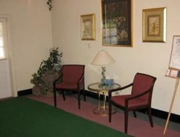 Interior shot of Kannapolis Mortuary