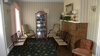Interior shot of Donald M. Demmerley Funeral Home