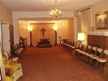 Interior shot of Ironside Funeral Home Incorporated