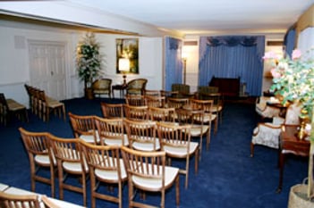 Interior shot of Thomas A Glynn & Son Funeral Home