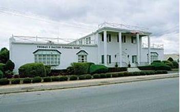 Exterior shot of Thomas F Dalton Funeral Homes Incorporated