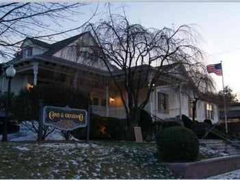 Exterior shot of Coxe & Graziano Funeral Home