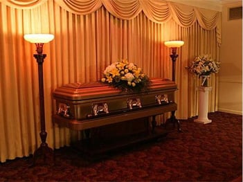 Interior shot of Ballard-Durand Funeral Home