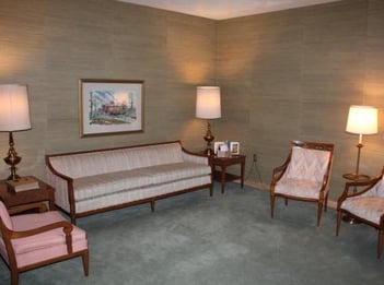 Interior shot of O. R. Woodyard Funeral Home-East Chapel