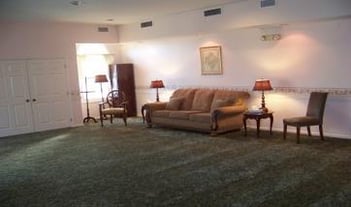 Interior shot of Green's Funeral Home & Cremation Services