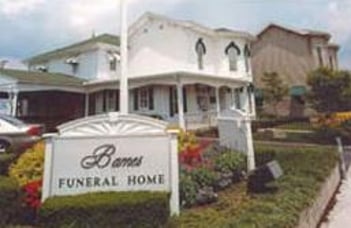 Exterior shot of Barnes Funeral Homes Eaton Chapel