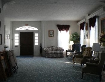Interior shot of Brough-Getts Funeral Home