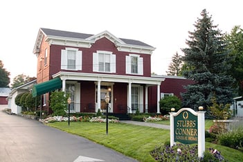 Exterior shot of Stubbs-Conner Funeral Home
