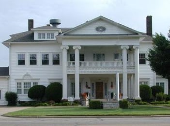 Exterior shot of Trout Funeral Home