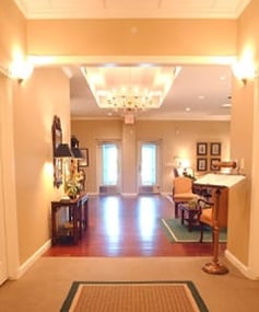 Interior shot of Hayhurst Funeral Home