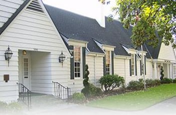 Exterior shot of Cornwell Colonial Chapel