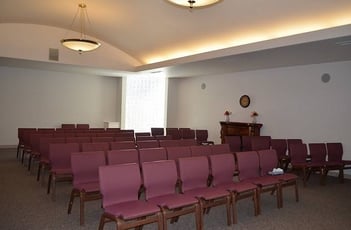 Interior shot of V.T. Golden Funeral Services and Oakleaf Crematory