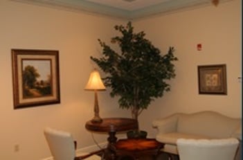 Interior shot of Huntsman Inc Funeral Home