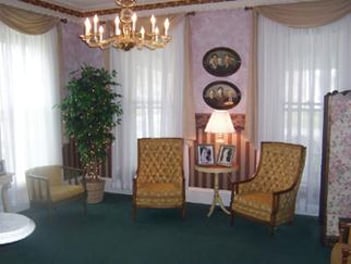 Interior shot of Leo N Hennes Funeral Home