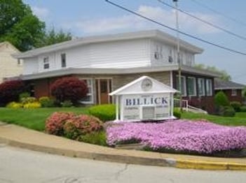 Exterior shot of Billick Funeral Home Incorporated