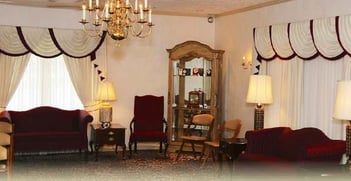 Interior shot of Frank Kapr Funeral Home Incorporated