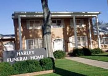 Exterior shot of Harley Funeral Home