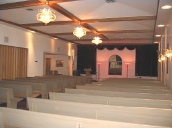 Interior shot of Behrens Wilson Funeral Home