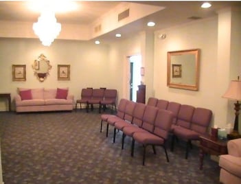 Interior shot of Ellis Funeral Home