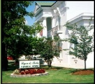 Exterior shot of Bobo & Ligon Funeral Home Incorporated