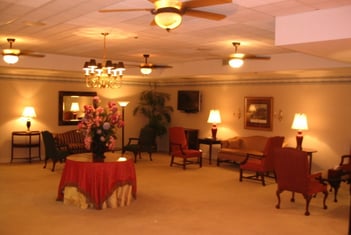 Interior shot of Brentwood-Roesch-Patton Funeral Home