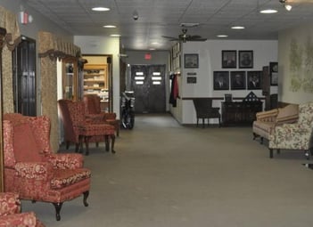 Interior shot of Farrar Funeral Home