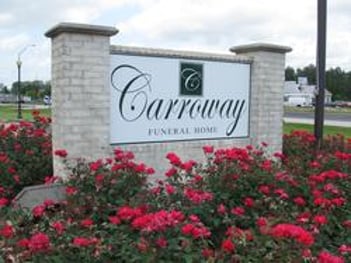 Exterior shot of Carroway Claybar Funeral Home