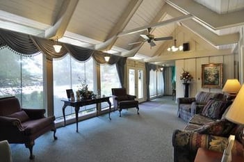 Interior shot of Bright-Holland Funeral Home