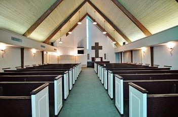 Interior shot of Bright-Holland Funeral Home