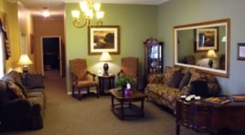 Interior shot of Crawford-Bowers Funeral Home