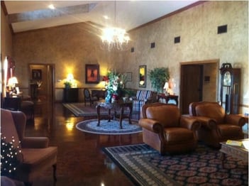 Interior shot of LaGrone-Blackburn-Shaw Funeral Directors Coulter Road Chapel