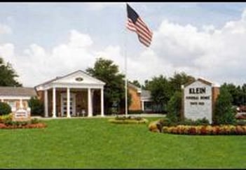 Exterior shot of Klein Funeral Homes