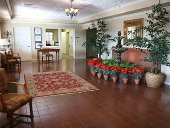 Interior shot of Buck-Ashcraft Funeral Home