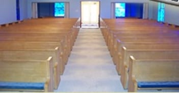 Interior shot of Baumgardner Funeral Home