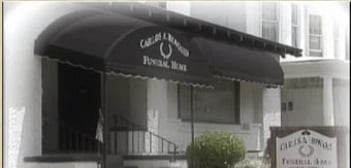 Exterior shot of Carlos A Howard Funeral Home