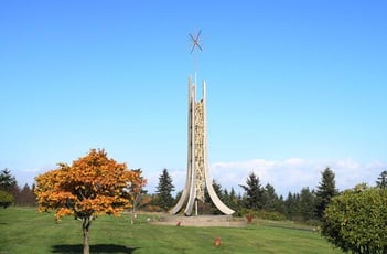 Exterior shot of Cypress Lawn Memorial Park