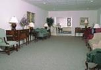 Interior shot of Casdorph & Curry Funeral Home