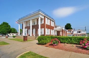 Exterior shot of Klingel-Carpenter Mortuary