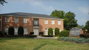 Exterior shot of Collins Funeral Home