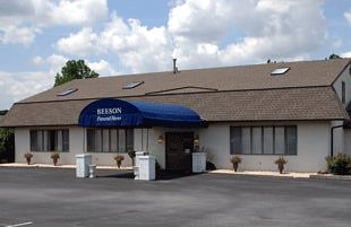 Exterior shot of Beeson Funeral Home