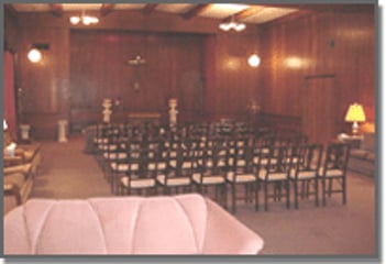 Interior shot of Ryan Funeral Home