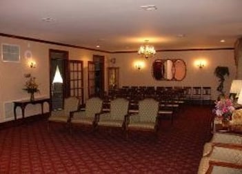 Interior shot of Barry J Farrell Funeral Home