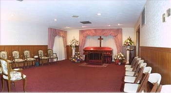 Interior shot of Smith Walata Funeral Home