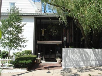 Exterior shot of Carroll-Thomas Funeral Home