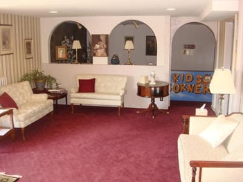 Interior shot of Carroll-Thomas Funeral Home