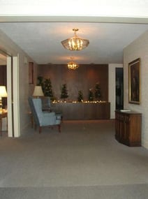 Interior shot of Dery Funeral Home