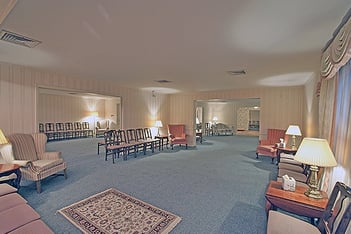 Interior shot of John J O'Connor & Son Funeral