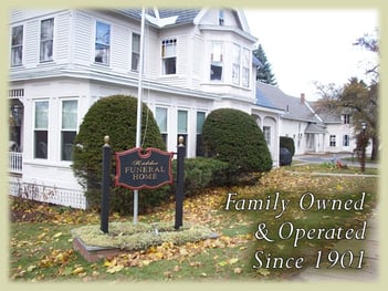 Exterior shot of Kidder Funeral Home