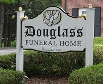Exterior shot of Douglass Funeral Home
